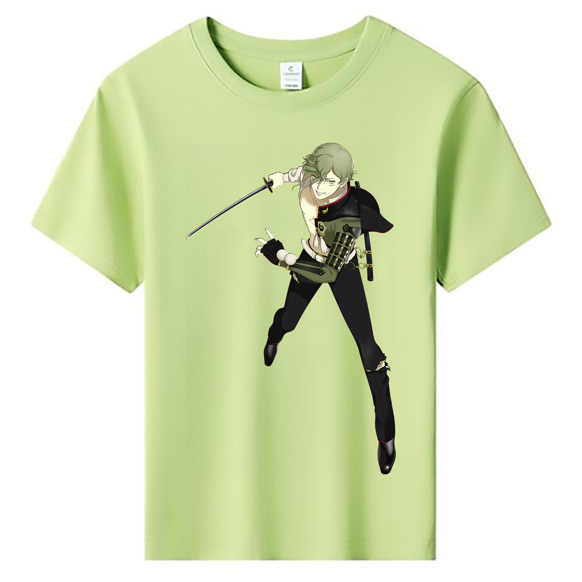 （画像用） 刀剣乱舞 Touken Ranbu 綿100％キッズTシャツ（フロントプリント）